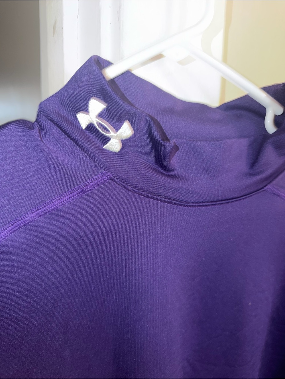 Under Armour Purple ColdGear Compression Long Sleeve